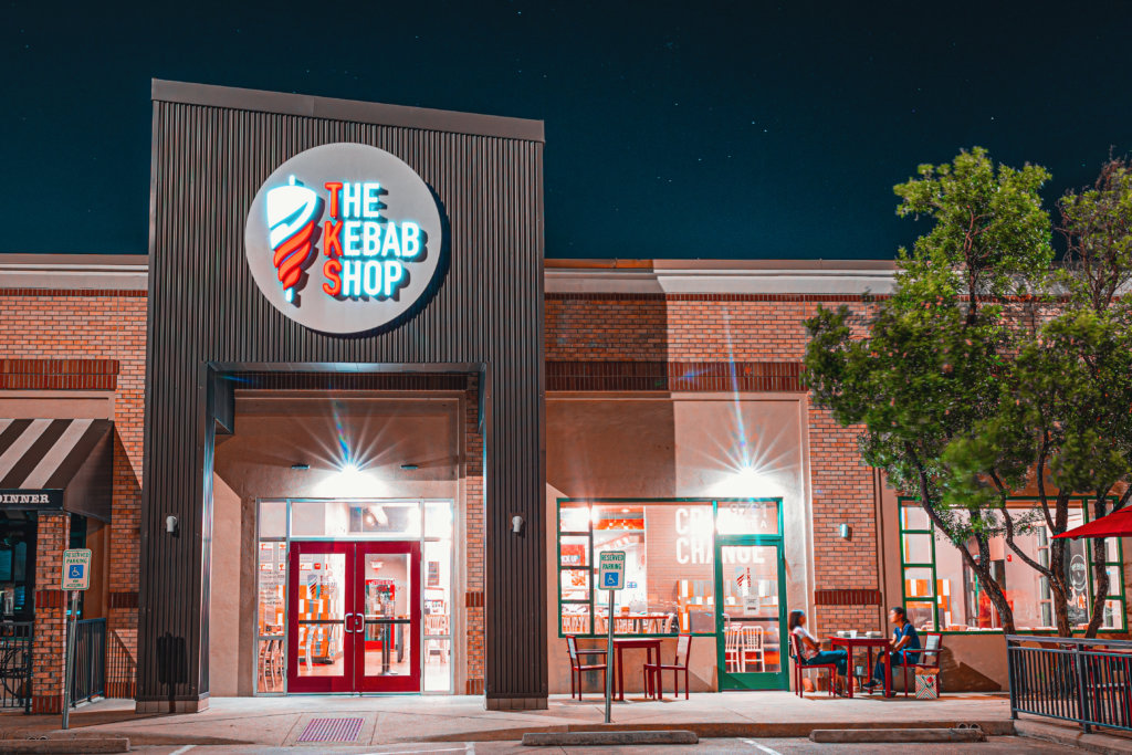 Tks Arboretum Storefront Night Shot