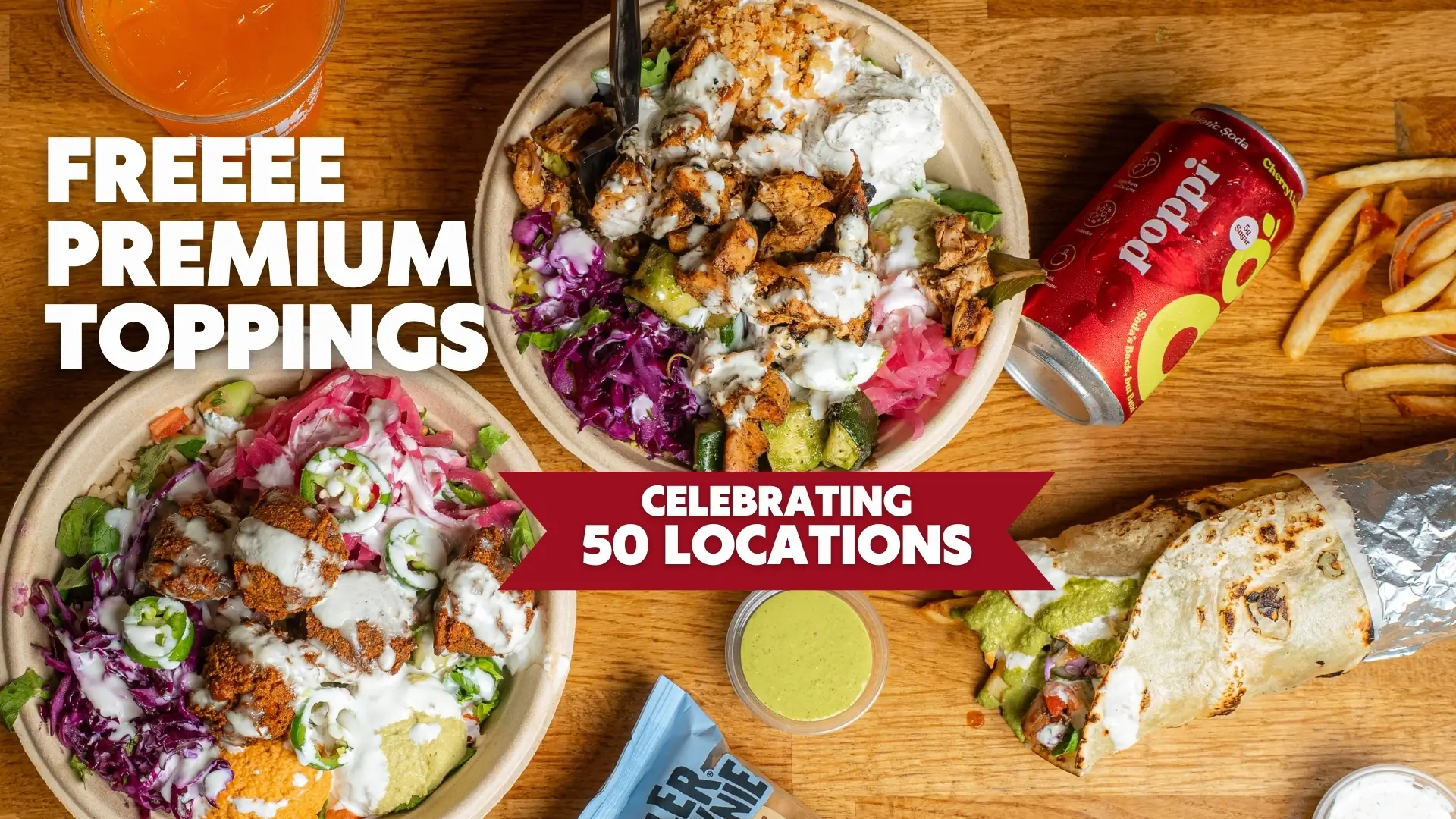 Free Premium Toppings